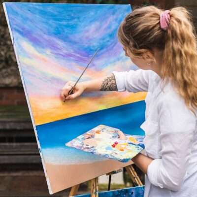 Fotografering i Göteborg, bilder på en konstnär och andra hobbys