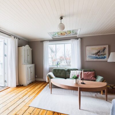 Foto av ett vardagsrum i ett hem. Bostadsfotografering för mäklare och hyresvärdar.