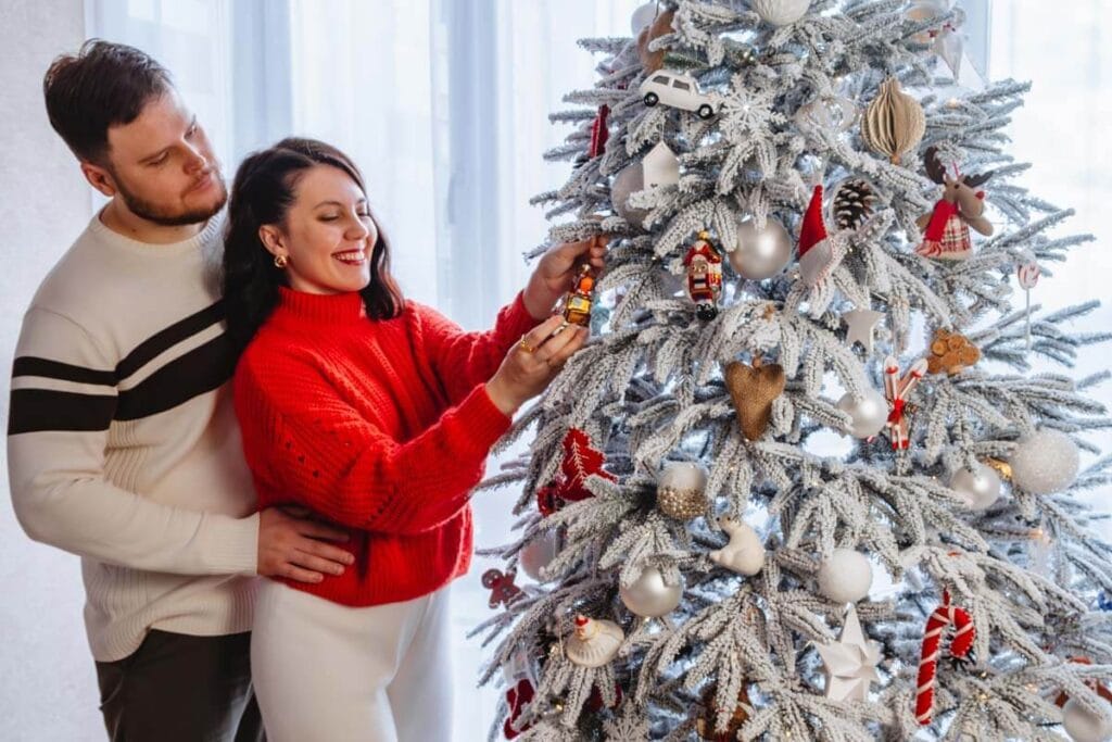 Julkort med en fotograf. Julkortsfotografering i Göteborg. 