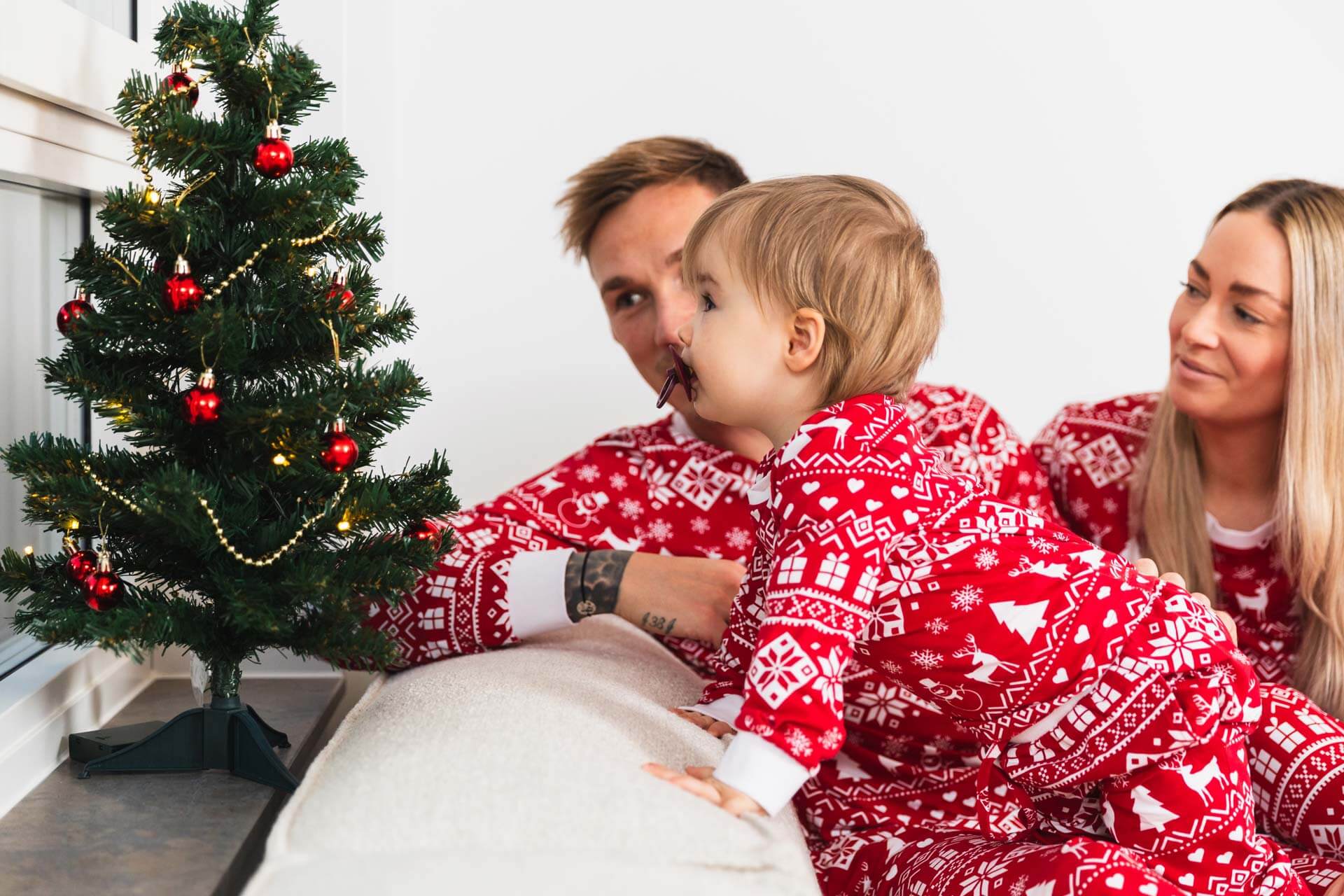 Julkort för familjen, familjebilder tagna av fotograf i Göteborg