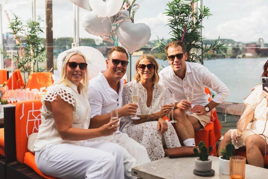 Fototjänsten firande för födelsedagsfirande och fest.