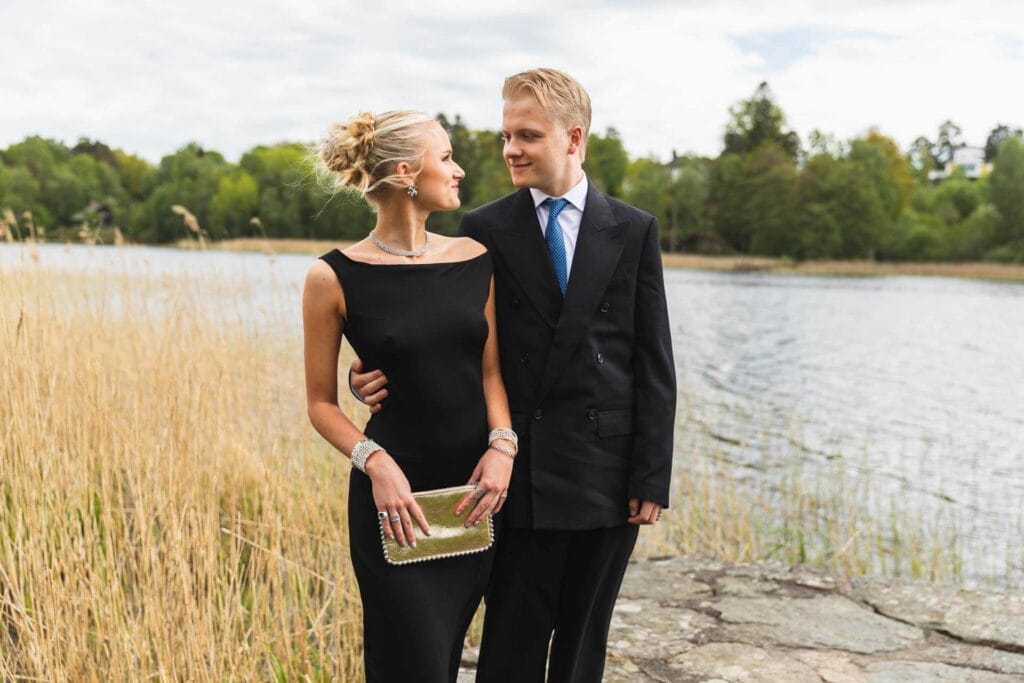 Studentfotografering vid Råda Säteri i Mölnlycke